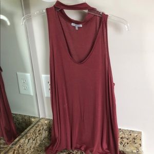 Choker, Low-Cut Flowy Top